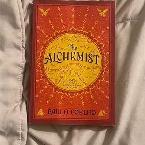 The Alchemist Decorative Book - Red & Yellow